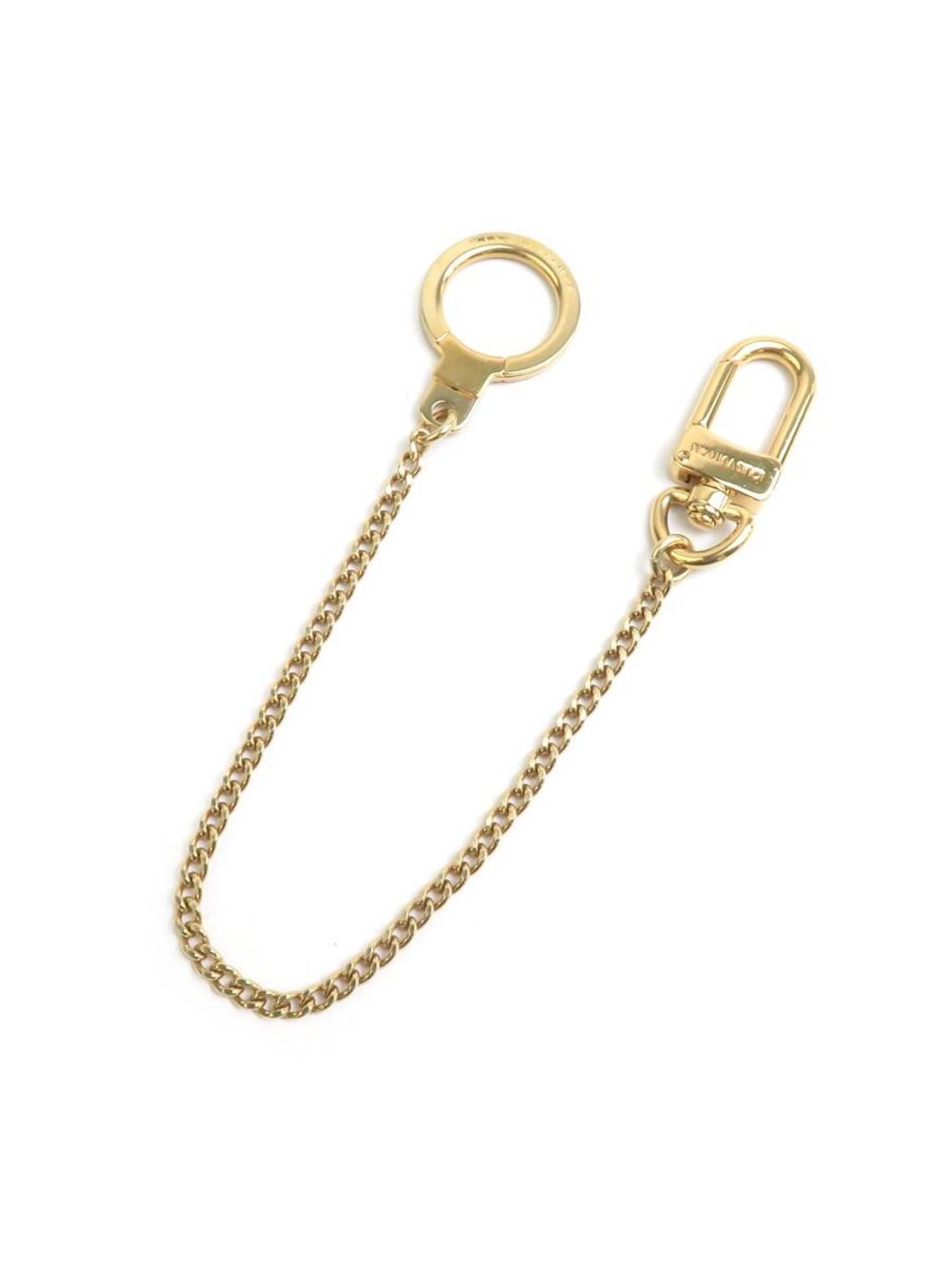 Auth Louis Vuitton Key Ring Charm Gold #373571L22B